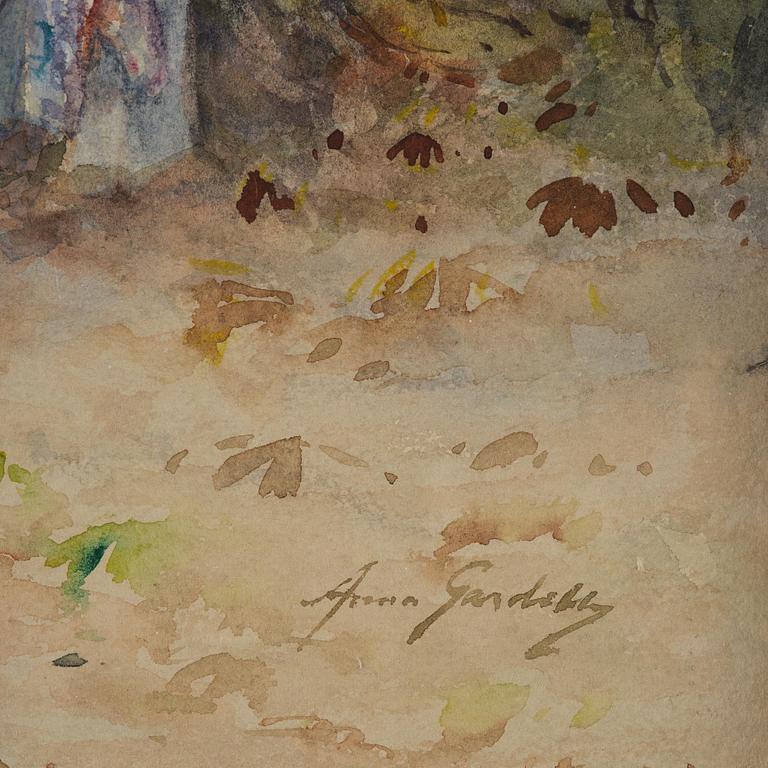 Anna Gardell-Ericson, Sitting young woman by the water.