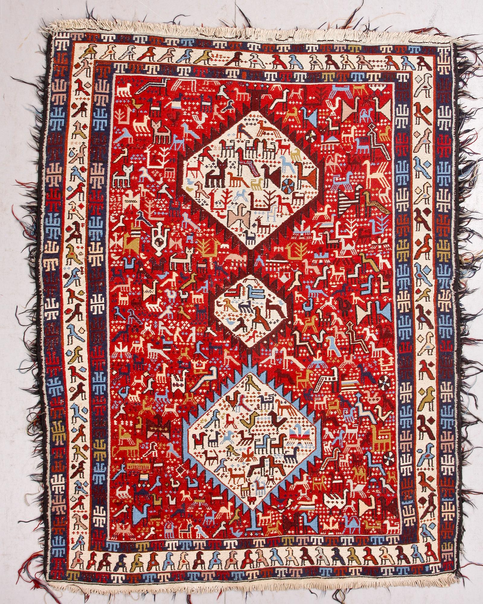 MATTA, old Sumakh, Kaukasien, ca 177x130.