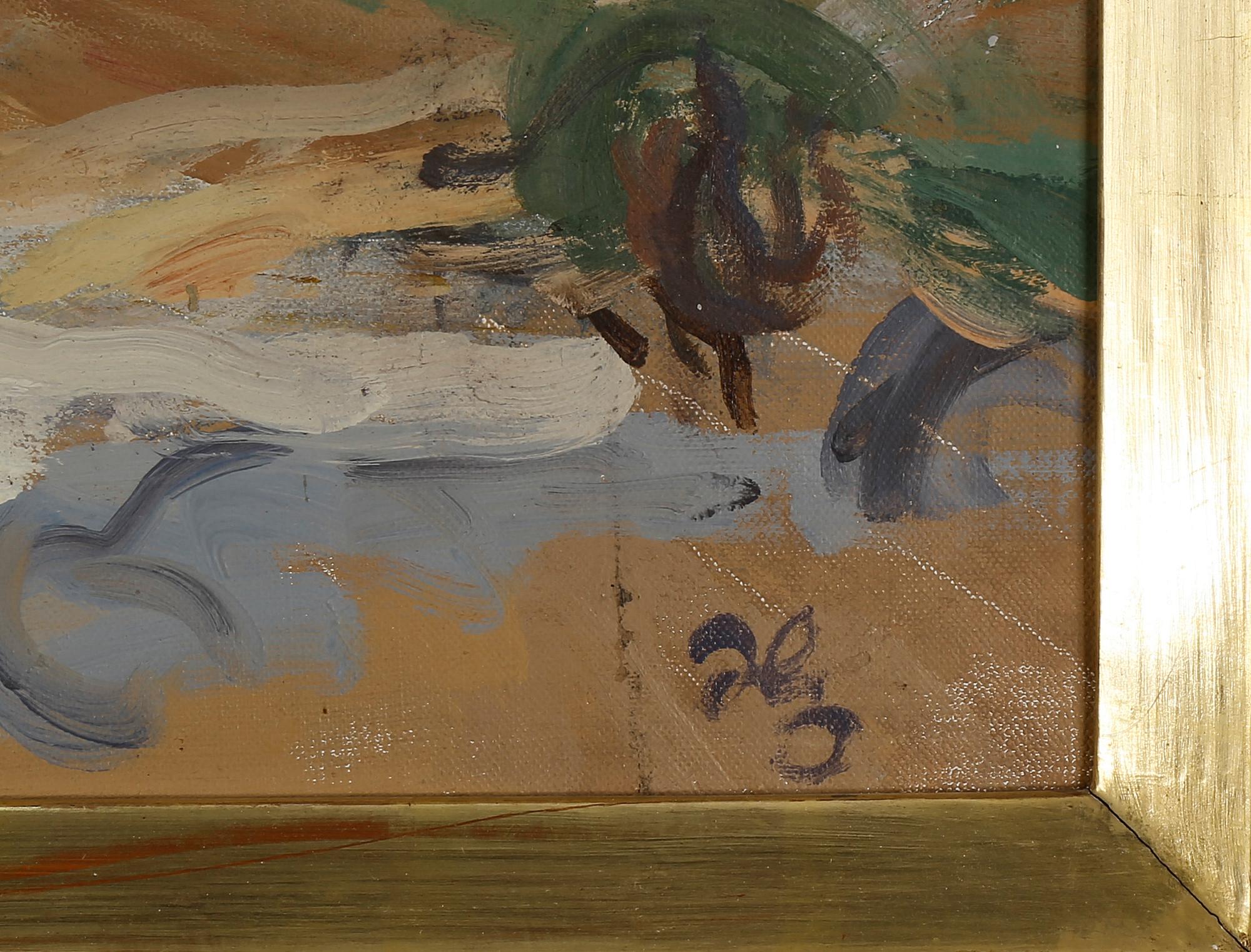 HUGO ZUHR, olja på duk, monogramsignerad.