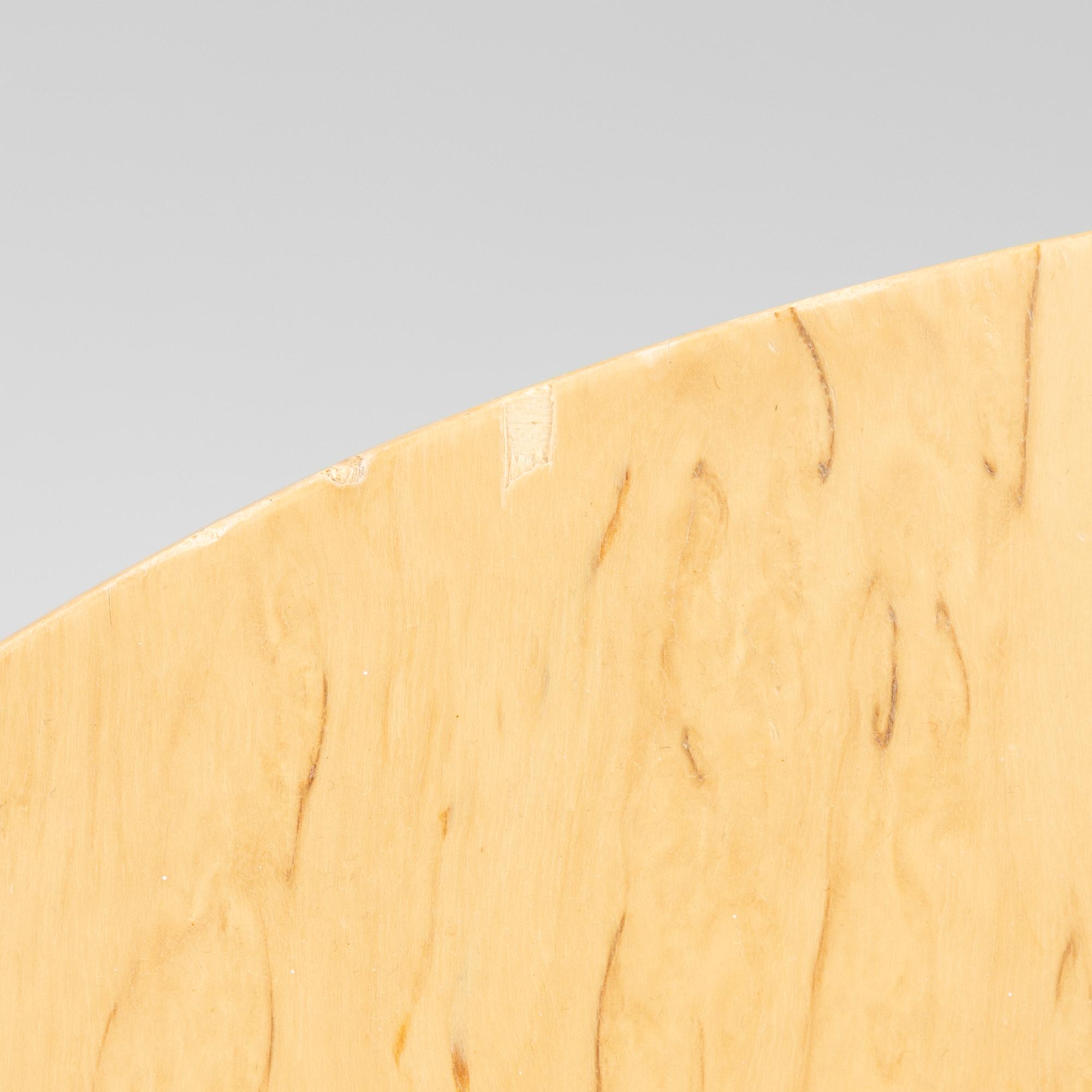 Bruno Mathsson, & Piet Hein, table, "Superellipse", Bruno Mathsson International, Värnamo.
