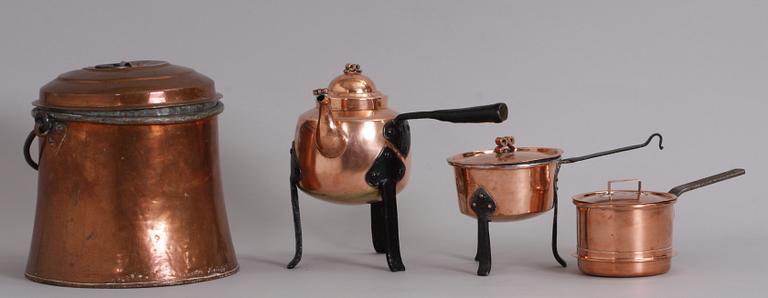 PARTI KOPPAR. 6 delar. 1800-tal.