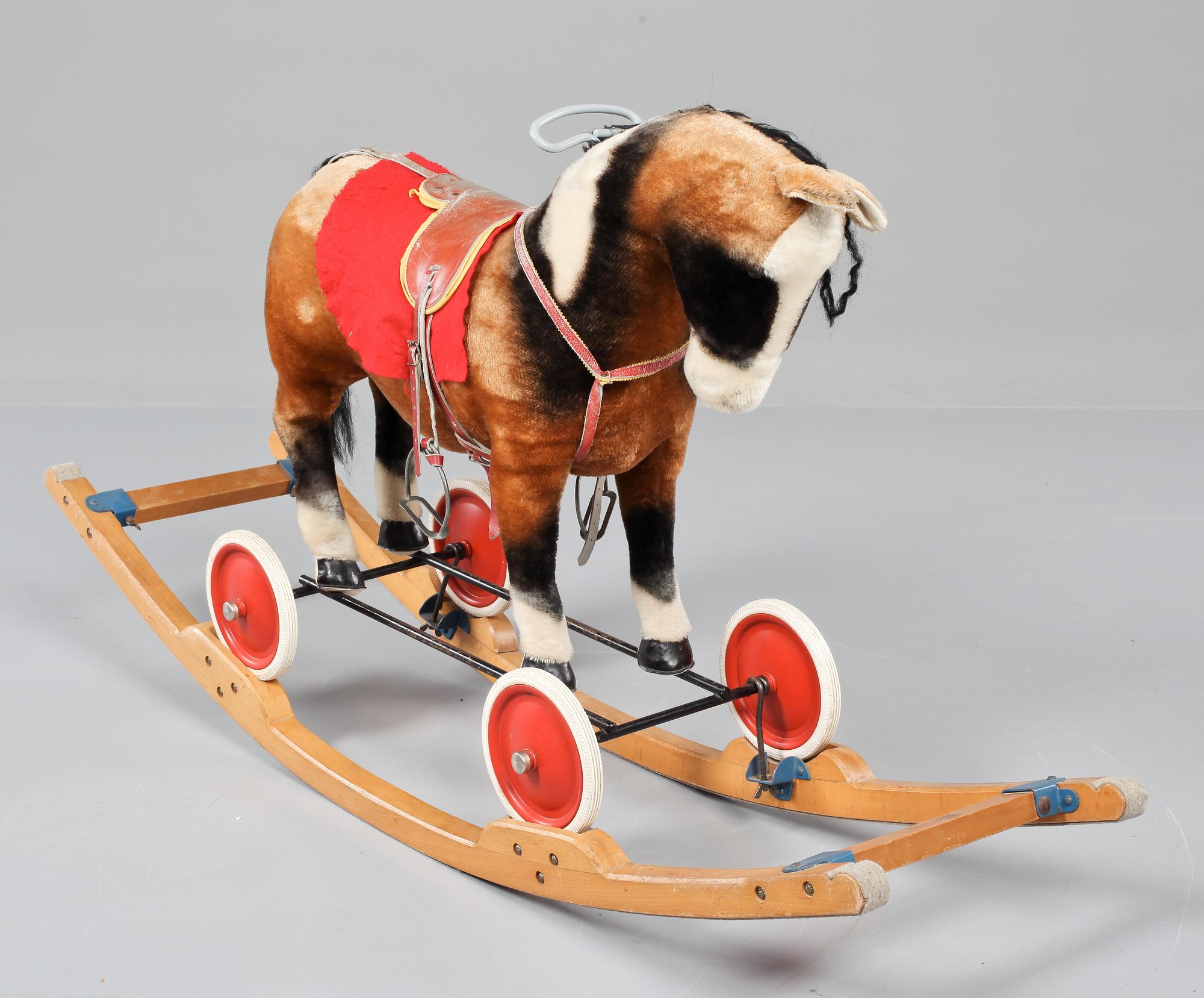 GUNGHÄST, Steiff, Tyskland, 1900-talets andra hälft.