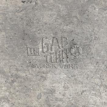 Three pewter vases, bearing the mark of GAB, Stockholm, 1933-35.