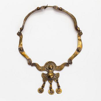 Seppo Tamminen, necklace and bracelet, bronze.