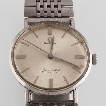 ARMBANDSUR, Omega Seamaster De Ville, stål, ca 1950/60-talet.