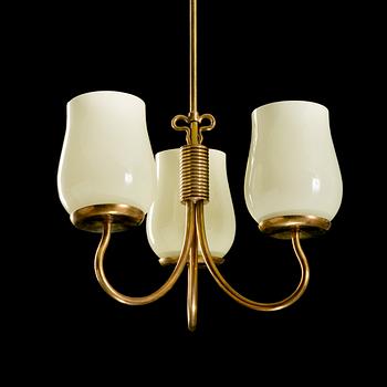 A MID-20TH CENTURY CEILING LAMP, Idman. Height circa 80 cm.