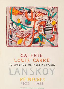 225. André Lanskoy, EXHIBITION POSTER "LANSKOY".