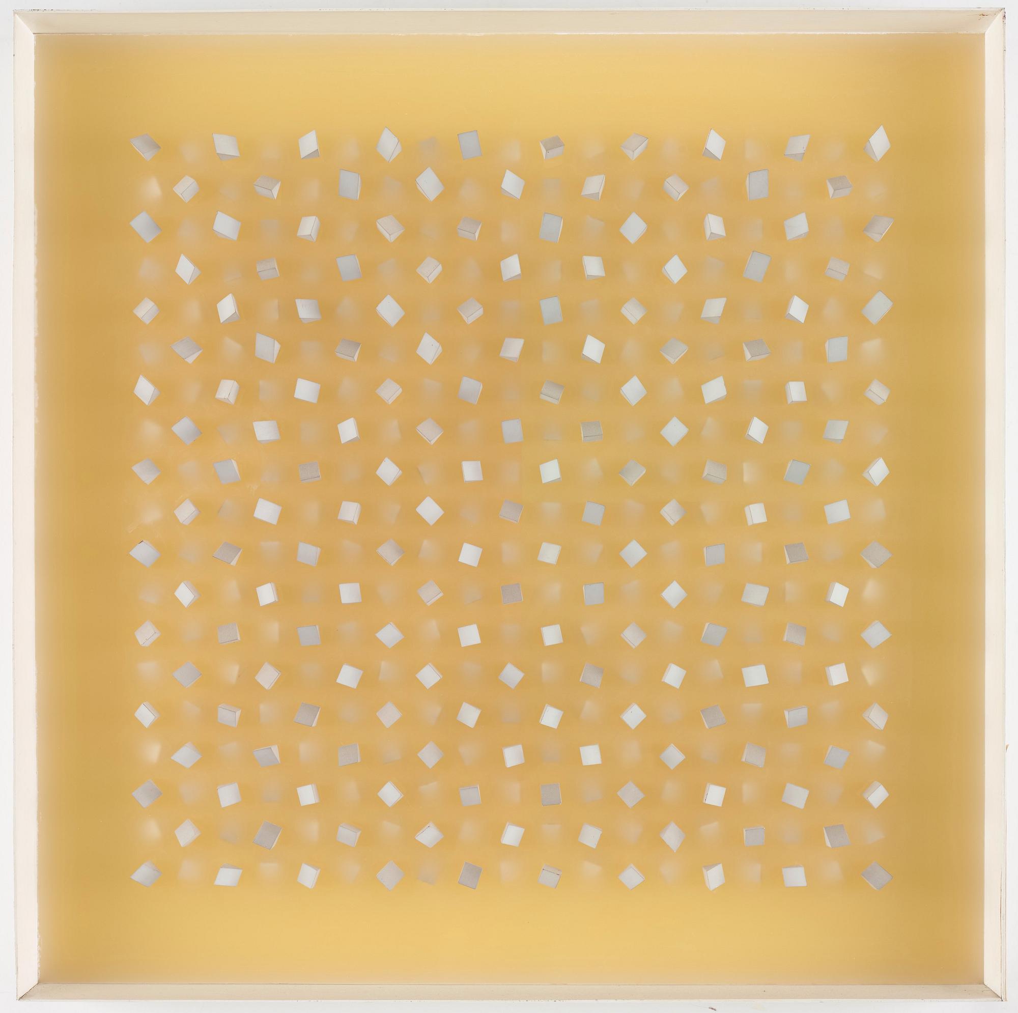 Klaus Staudt, "Gelbes Doppelrelief".