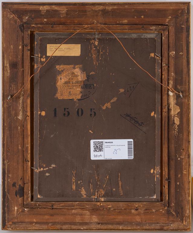 LOUIS P GONYN, oil on panel, signed.