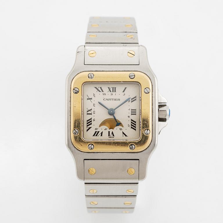 Cartier, Santos, wristwatch, 24 x 24 (35) mm.