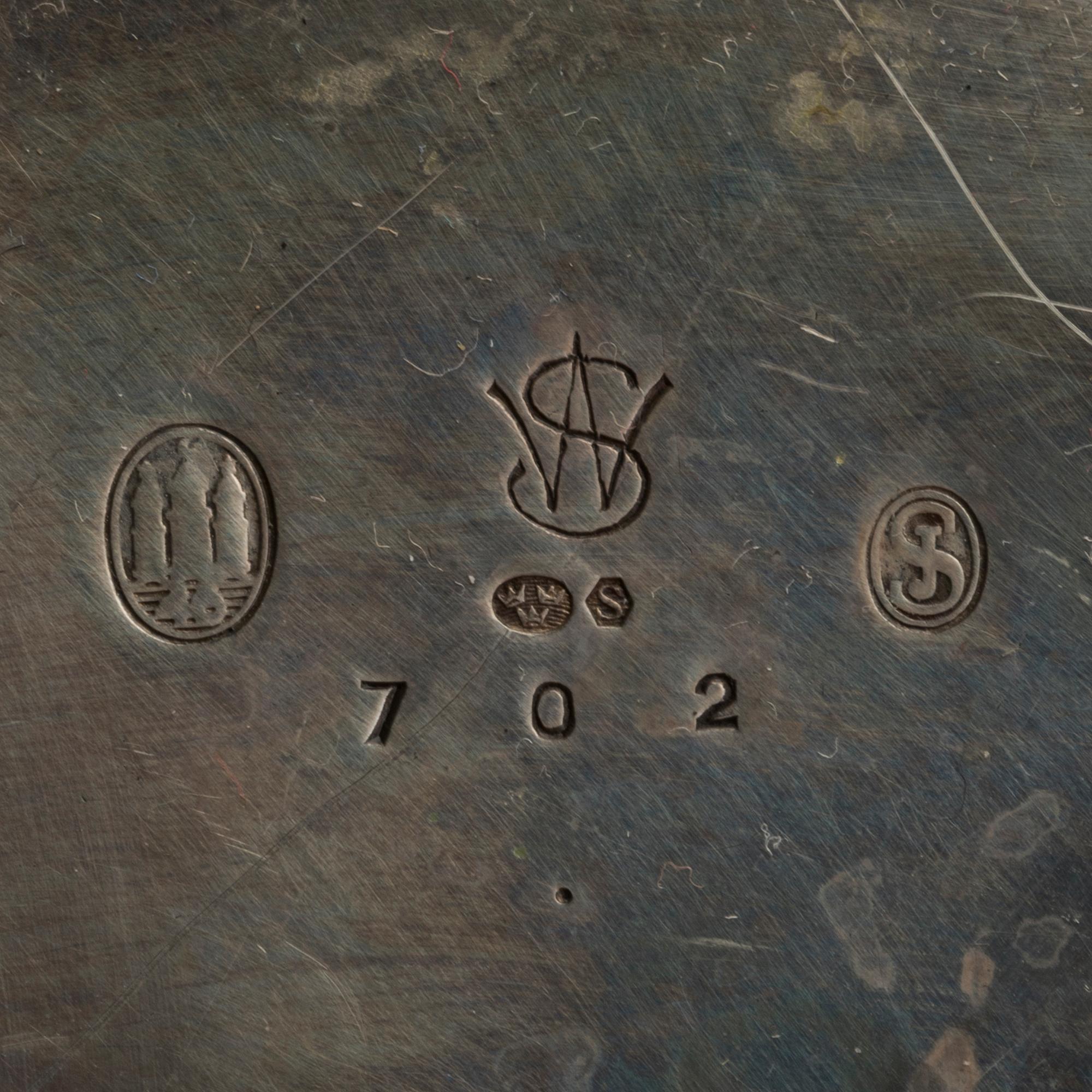 KANNA, silver, Köpenhamn 1946, kontrollör Johannes Siggaard.