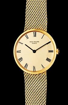 ARMBANDSUR, 18k guld, Patek Philippe, Genève.