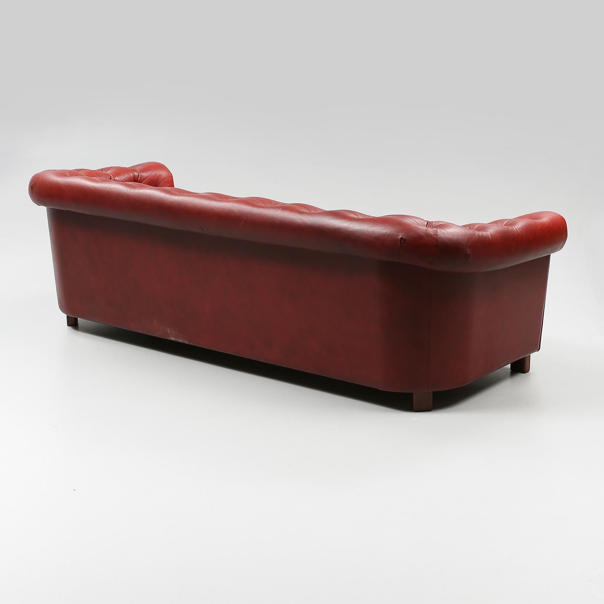 SOFFA, Chesterfield-typ, 1900-telats andra hälft.