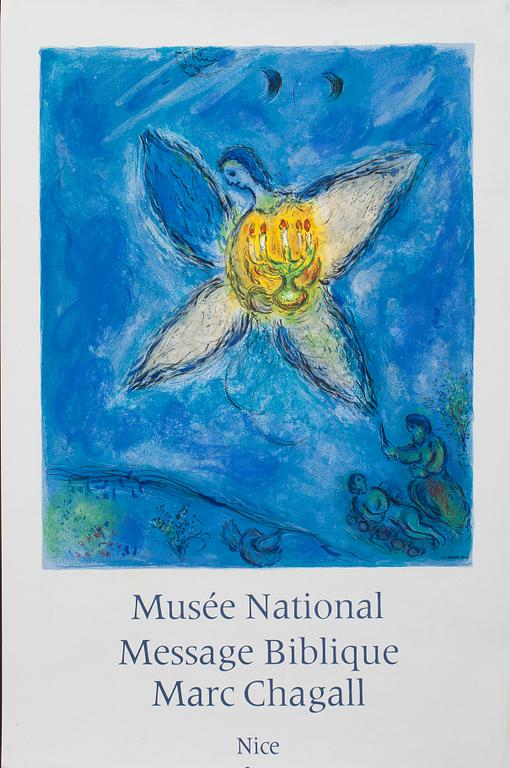 MARC CHAGALL , affisch, Sorlier 1973.