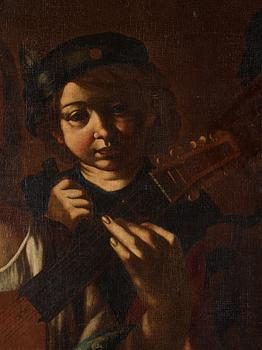 Caravaggio (Michelangelo Merisi da Caravaggio) Follower of, The Concert.