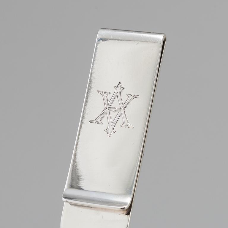 A Sterling silver paper knife by Aterlier Borgila, Stockholm, 1978.