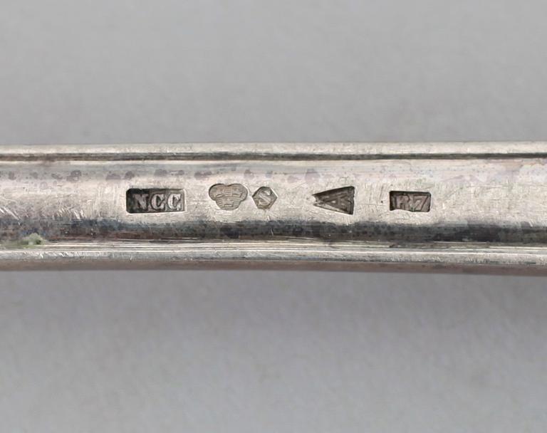 SÅSSLEV, silver, 1919. Vikt ca 212 g,