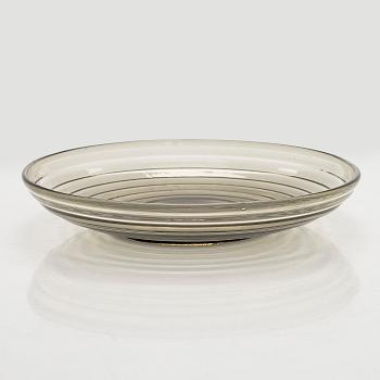 Aino Aalto, malja, sekä lautasia, 6 kpl, "Bölgeblick", Karhulan Lasitehdas, 1930-luku.