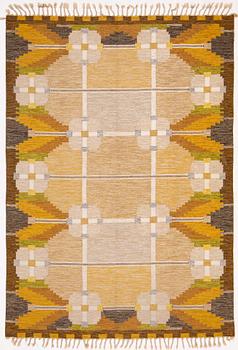 ingegerd silow, a carpet, flat weave, ca 280 x 197 cm.