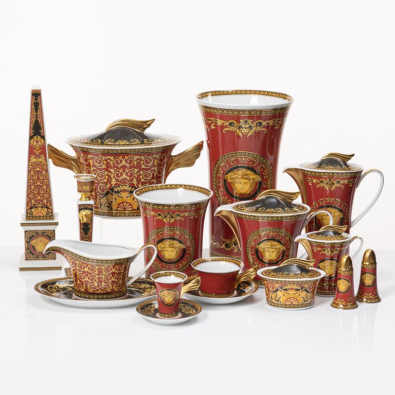 Versace, a 117 piece dinner service, "Medusa", Rosenthal, Germany.