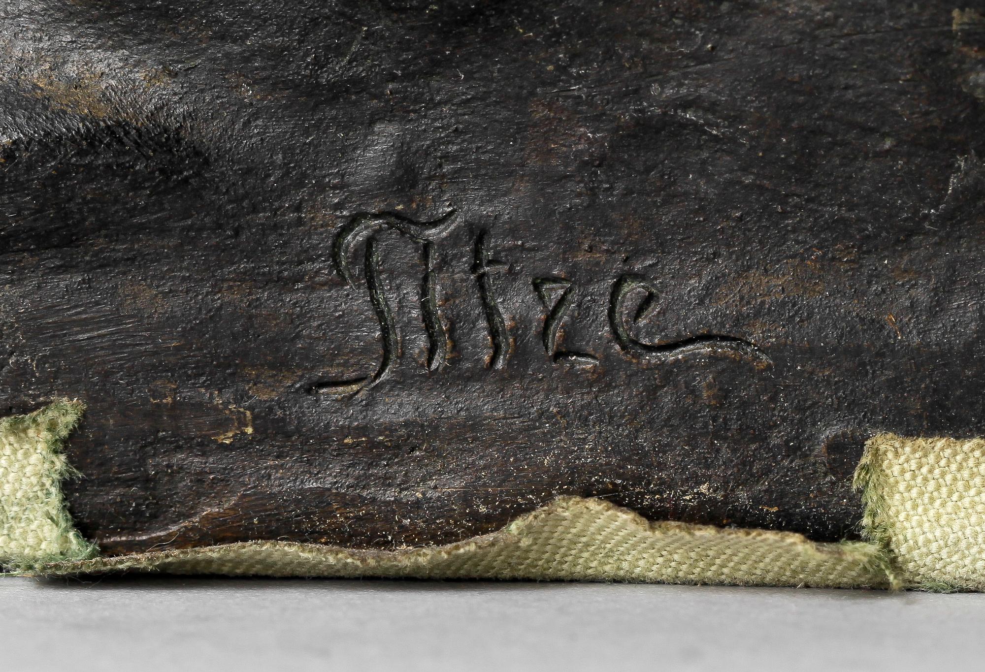 SKRIVSTÄLL, brons, 1900-tal.