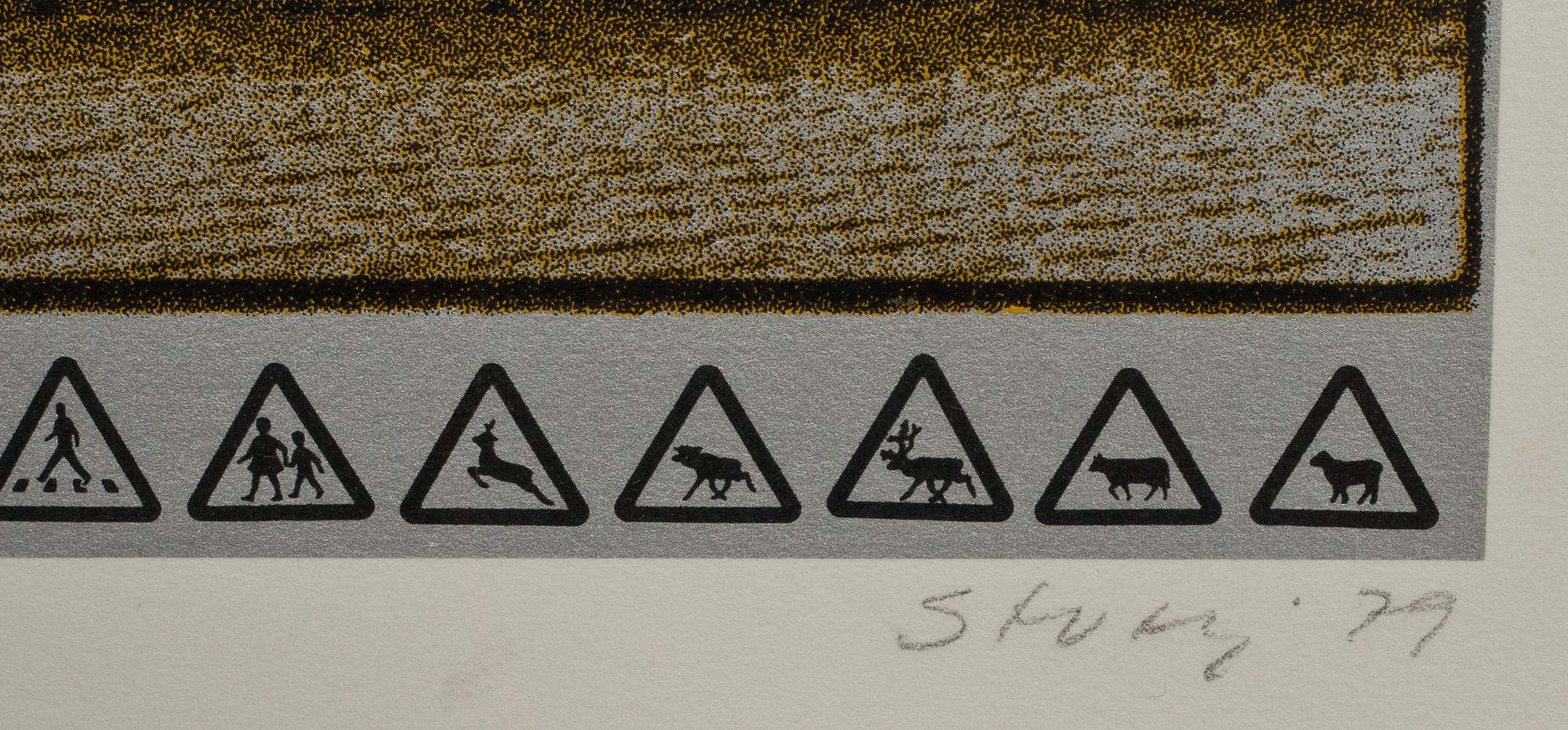 STURE JOHANNESSON, 2 st, grafiska blad, sign o dat 79 numr 19/115.