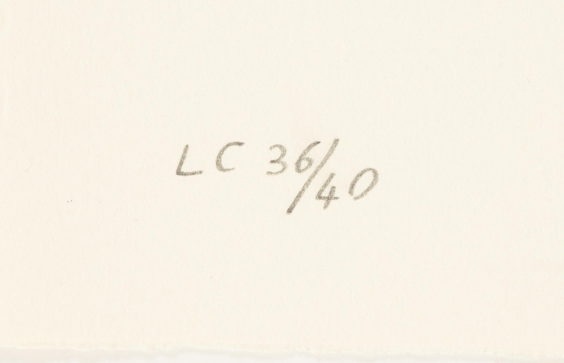 Lena Cronqvist, lithograph, signed and numbered LC 36/40.
