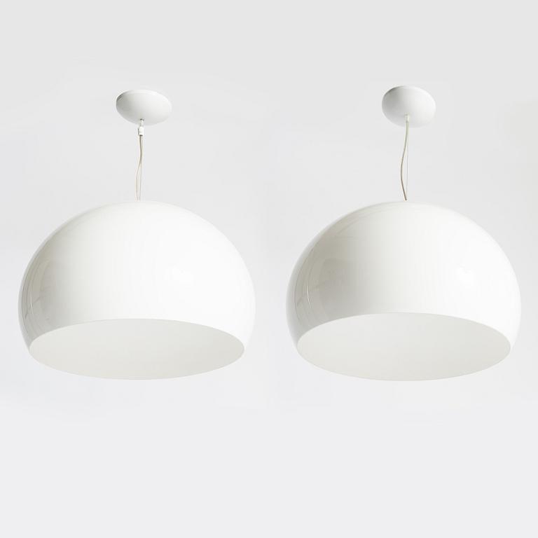 Ferruccio Laviani, a pair of pendant lamps, Kartell, 21st century.