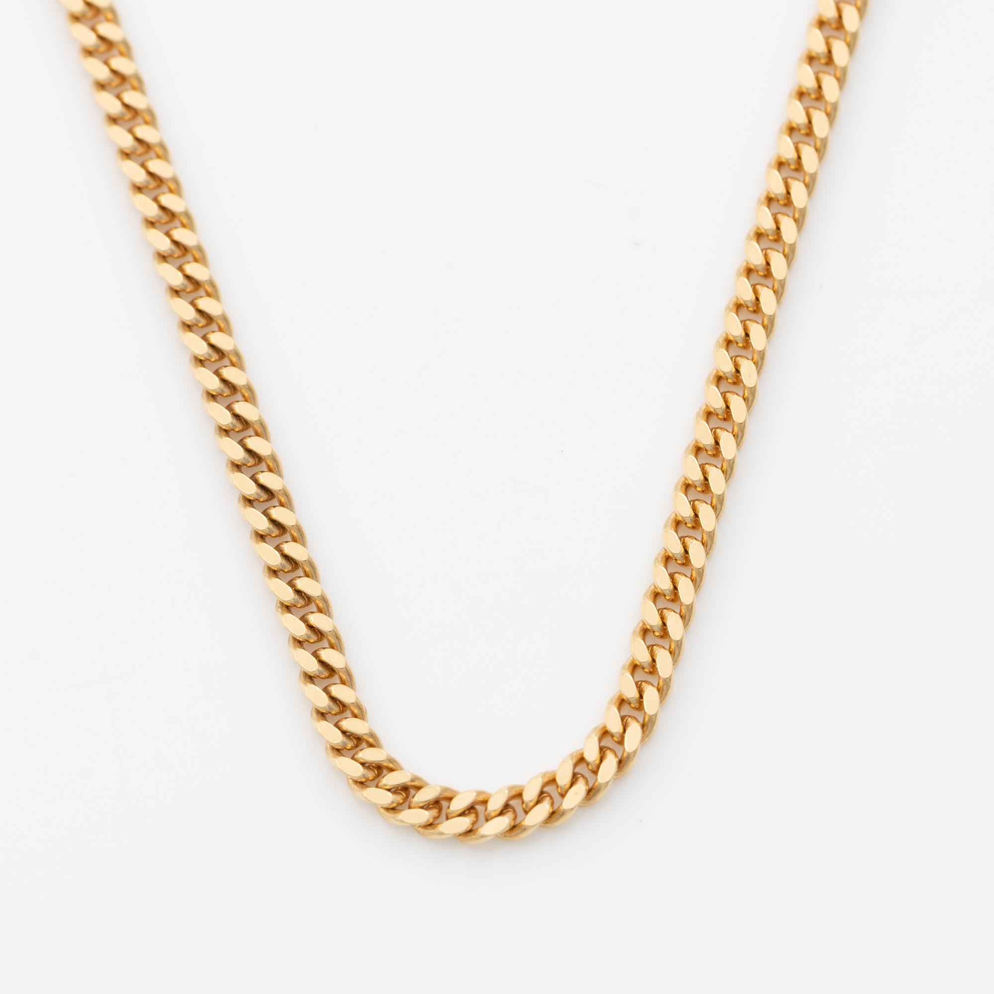 18K gold chain, Balestra.