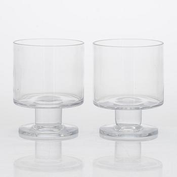 Timo Sarpaneva, set of 12 'Triennale' drinking glasses for Iittala. In production. 1996 - 1997.