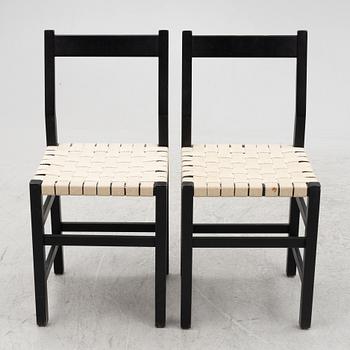 John Kandell, eight "Schablon" chairs, Källemo, Sweden.