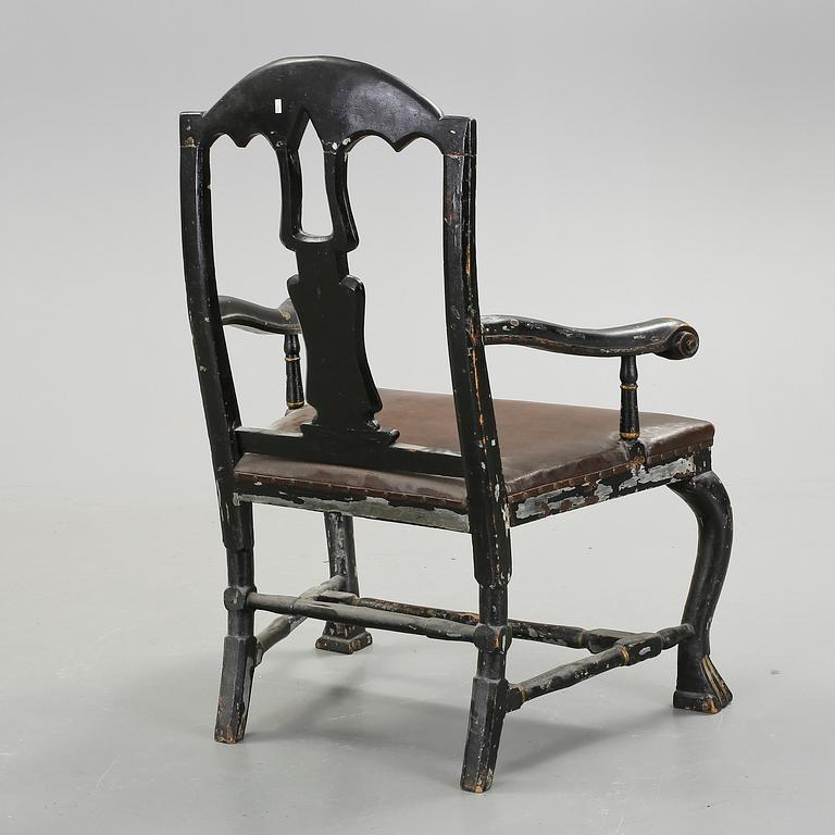 KARMSTOL, senbarock, 1700-tal.
