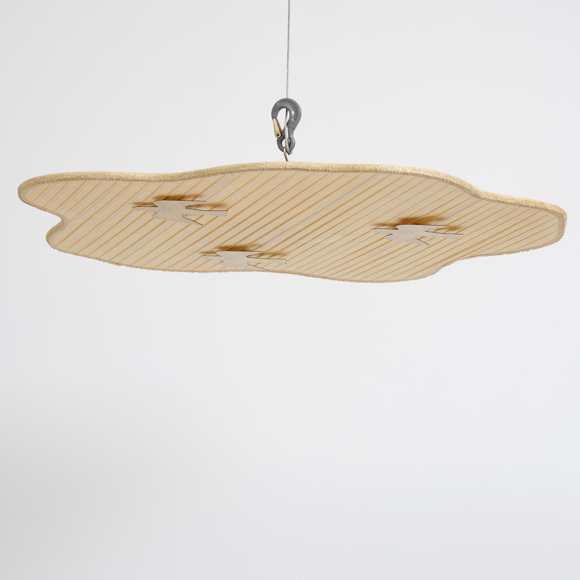 Hans Bergström, plafond, "Molnet", ateljé Lyktan, Åhus, 1940-50-tal.