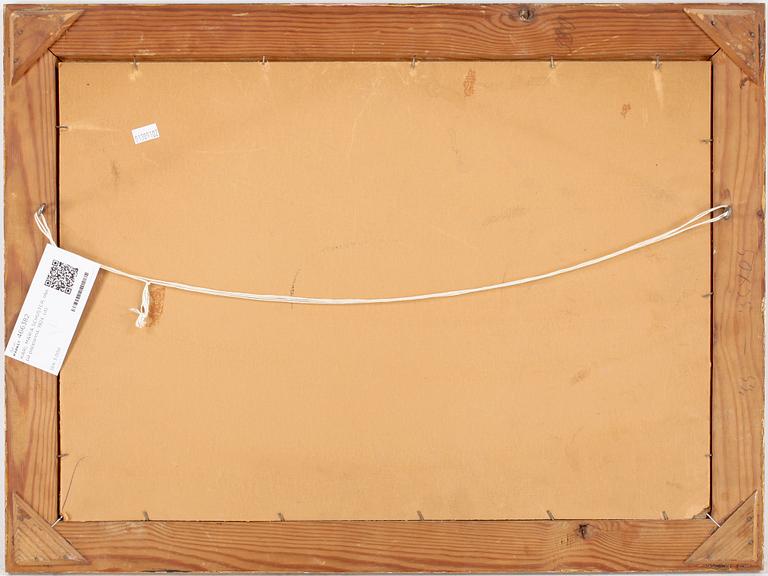 KARL MARIA SCHUSTER, olja på pappannå, 1924.