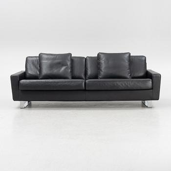 A leather upholstered sofa, Dux, 21st Century.