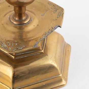 Ljusstakar, ett par, Nordeuropa, omkring år 1700, Barock.