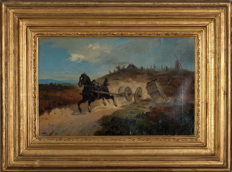 GUSTAF BRANDELIUS, Olja på duk, sign. och dat. 1865.