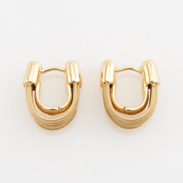 Marco Bicego, Earrings a pair of 18K gold, Italy.