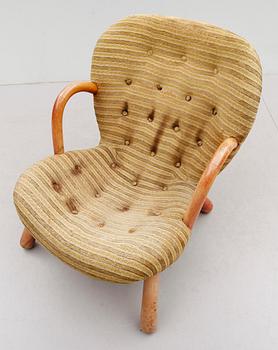 FÅTÖLJ, tillskriven Philip Arctander, sannolikt för Vik & Blindheim, Norge 1950-tal.