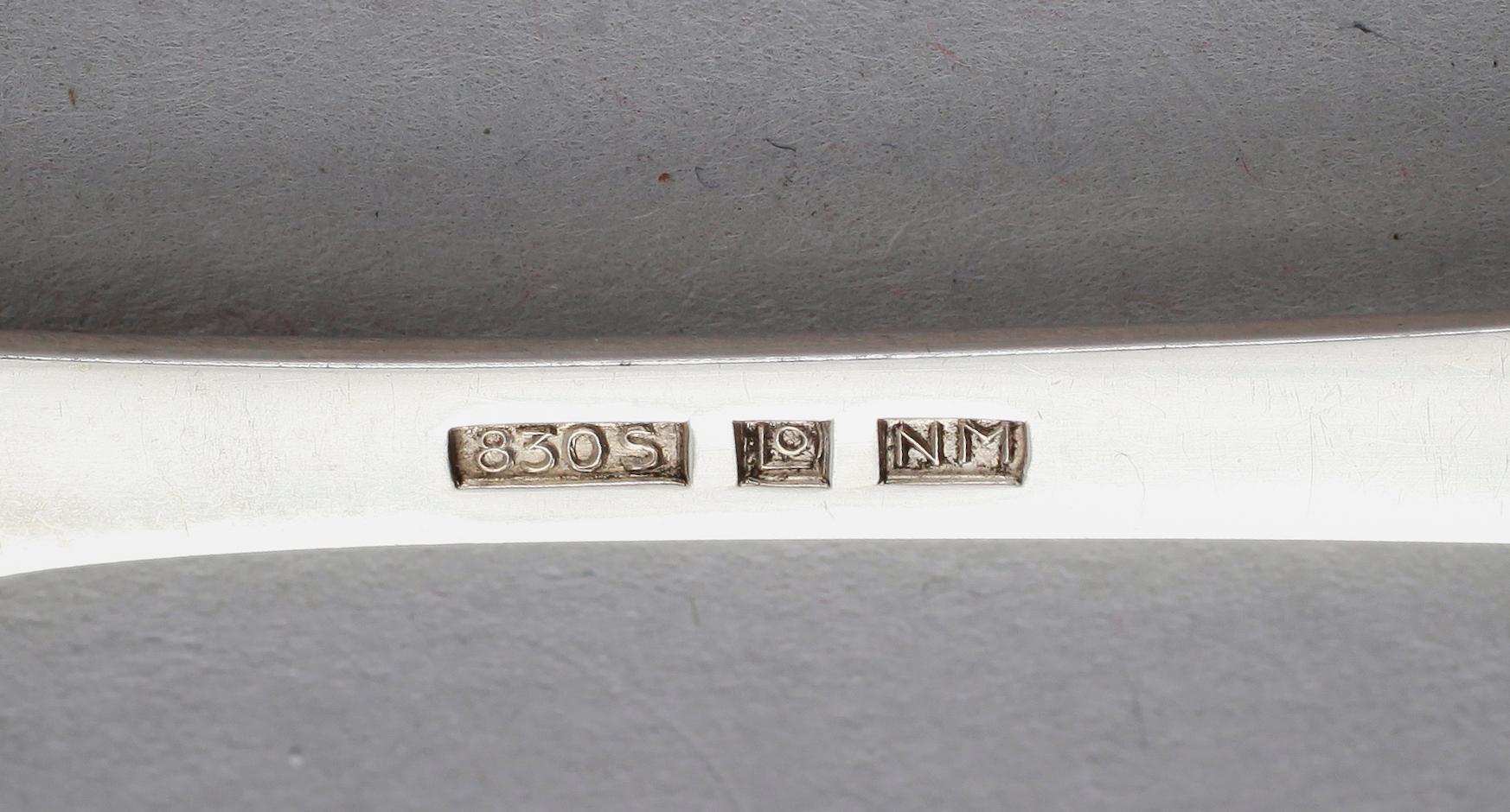 BESTICK, 29 delar, silver, Norge, olika modeller, 1900-tal. Total vikt ca 795 gram.