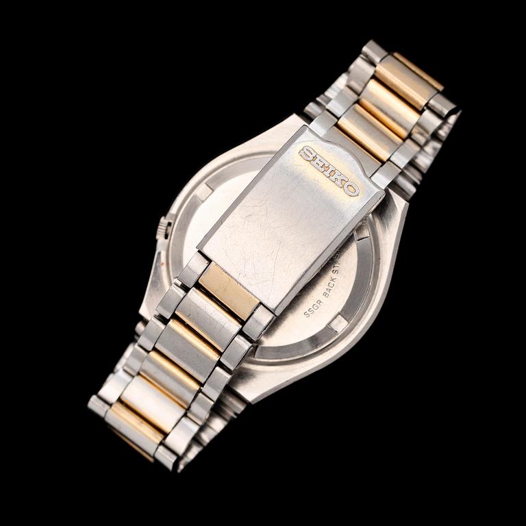 ARMBANDSUR, stål och guld på stål, Seiko Automatic, 1900-talets andra hälft.