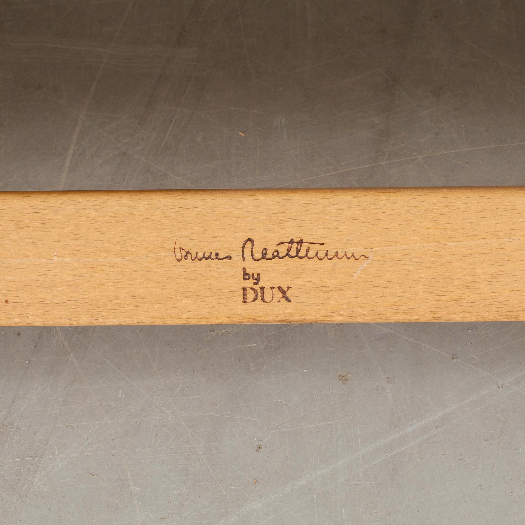 FÅTÖLJ, "Pernilla", Bruno Mathsson, DUX, 1900-talets andra hälft.