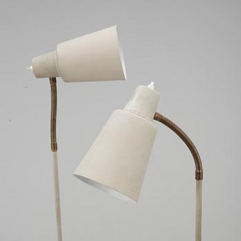 GOLVLAMPOR, ett par, 1950-tal.