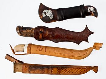 KNIVAR, 4 st, bla Finland.