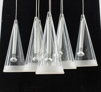 Flos Fucsia 8 Light Pendant by Achille Castiglion.