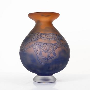 Astrid Gate, a unique glass vase, Johansfors, Swedn, the year 2000.