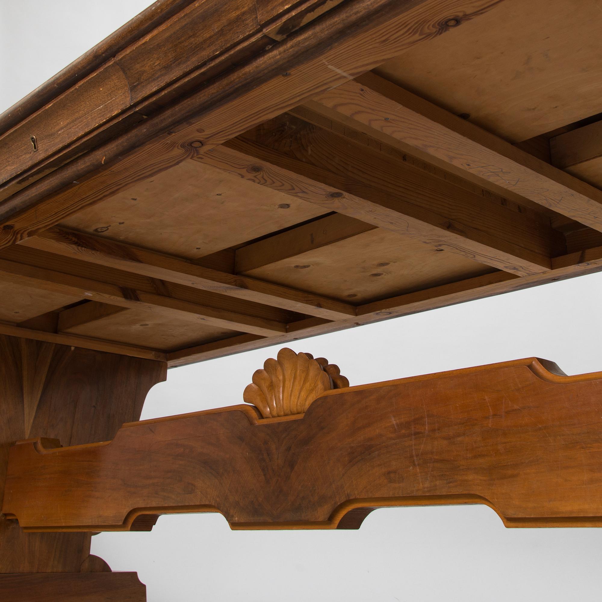 A 1920s conference table / dinner table.