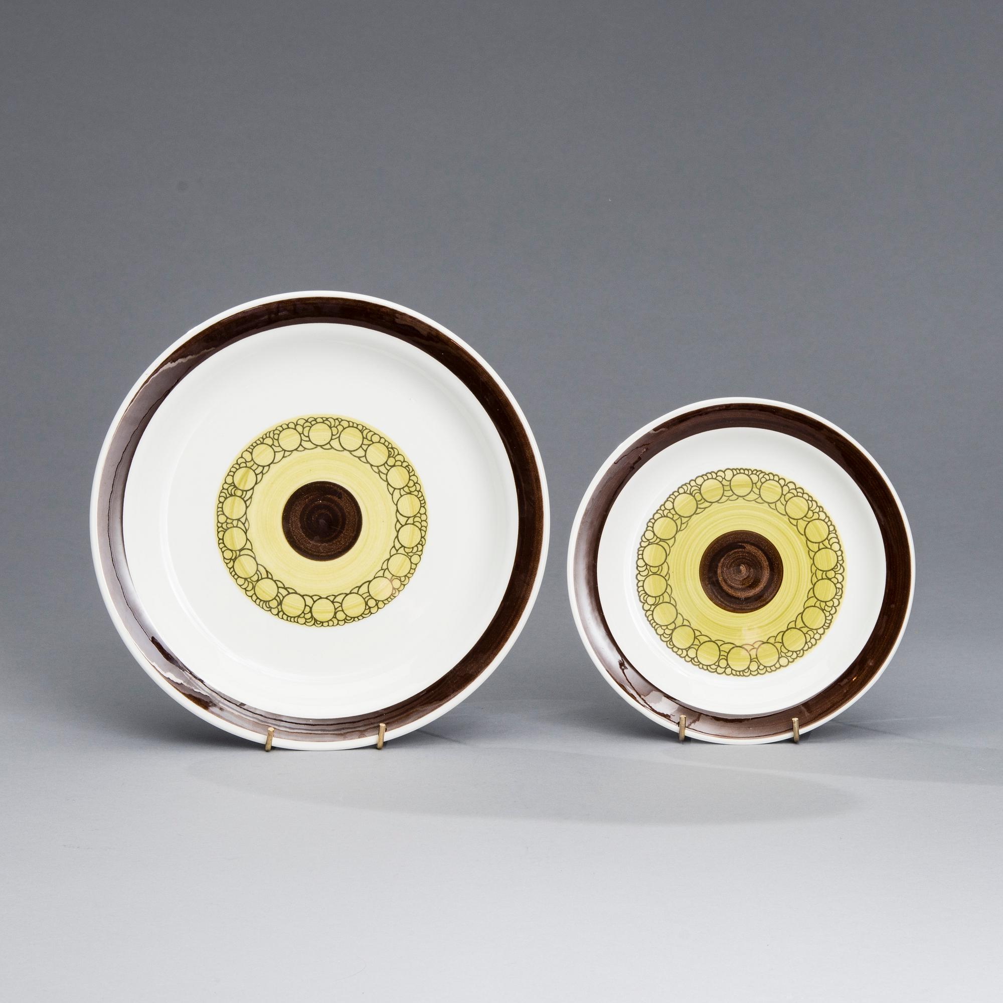 SERVISDELAR, porslin, 23 delar, "Drott", Rörstrand, 1900-talets andra hälft.