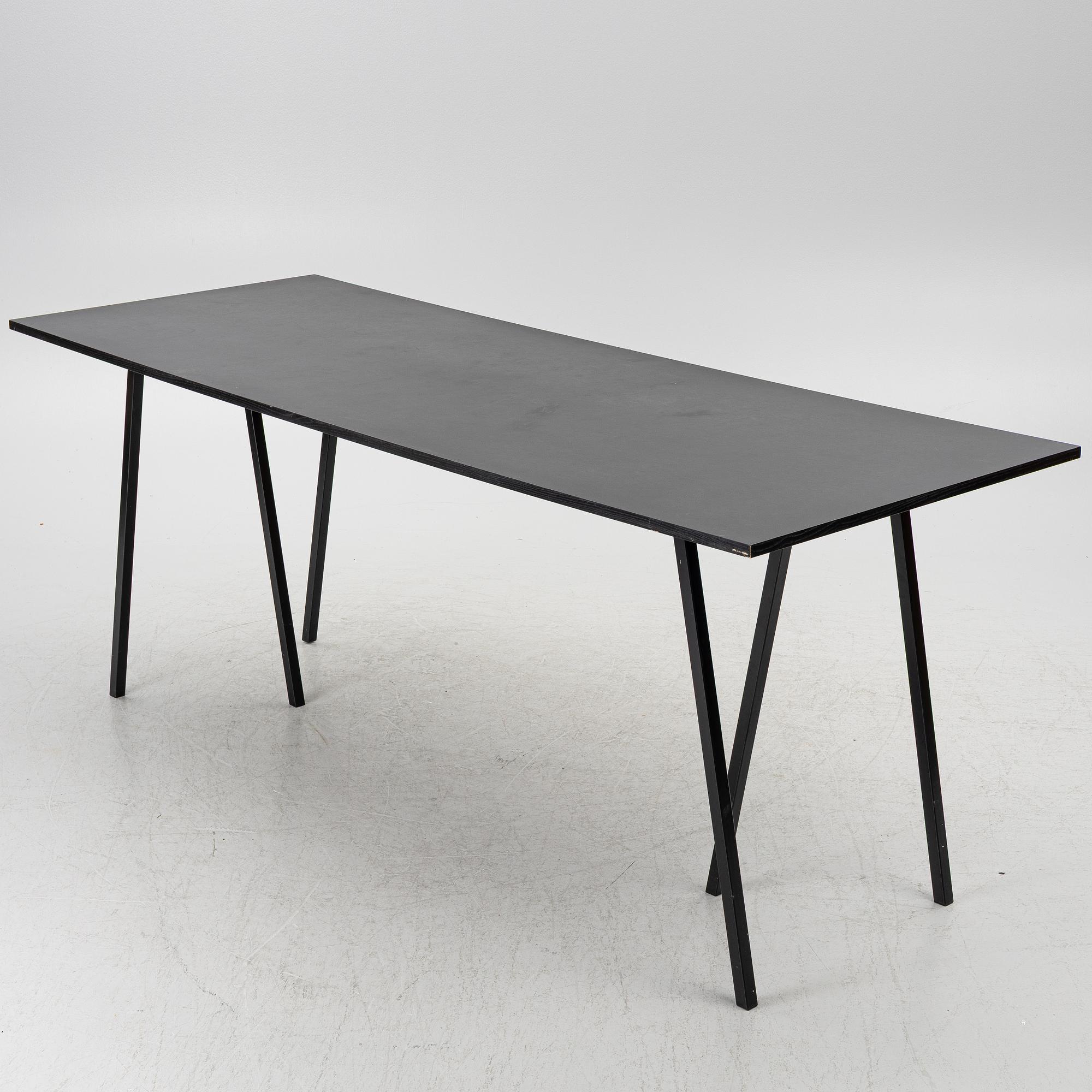 A 'Loop Stand High Table', Hay.