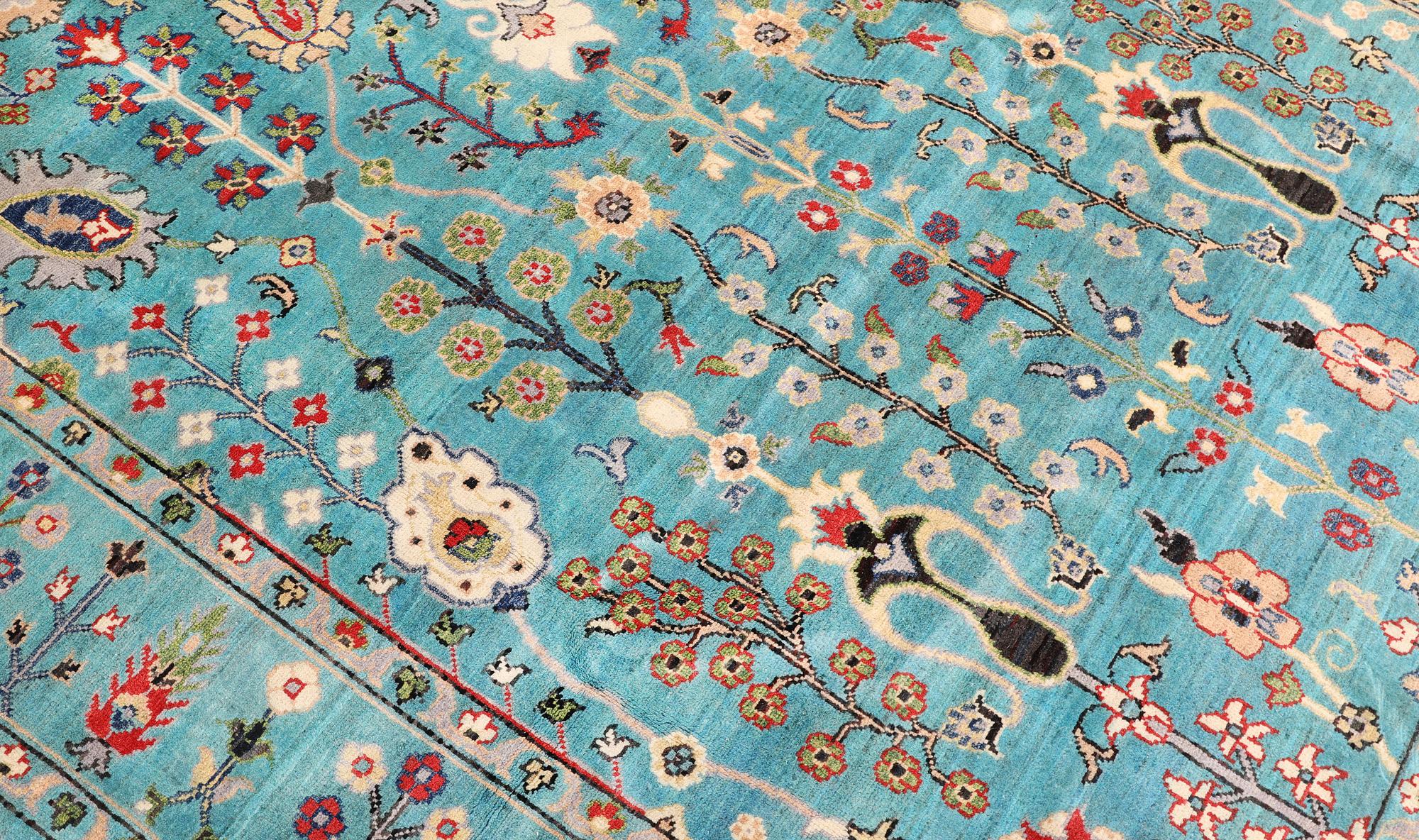 A carpet, Ziegler design, approx. 311 x 200 cm.